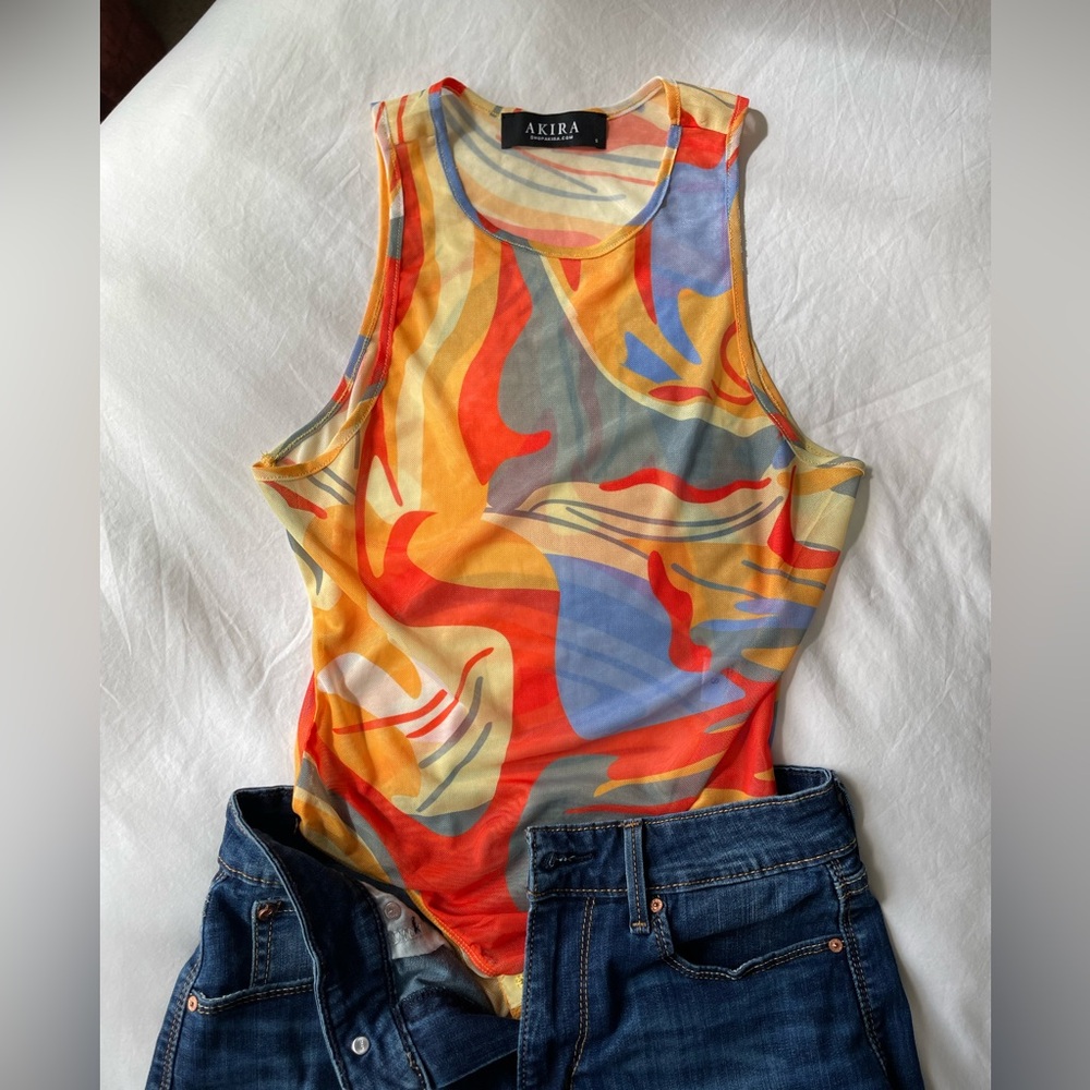 AKIRA Abstract Bodysuit